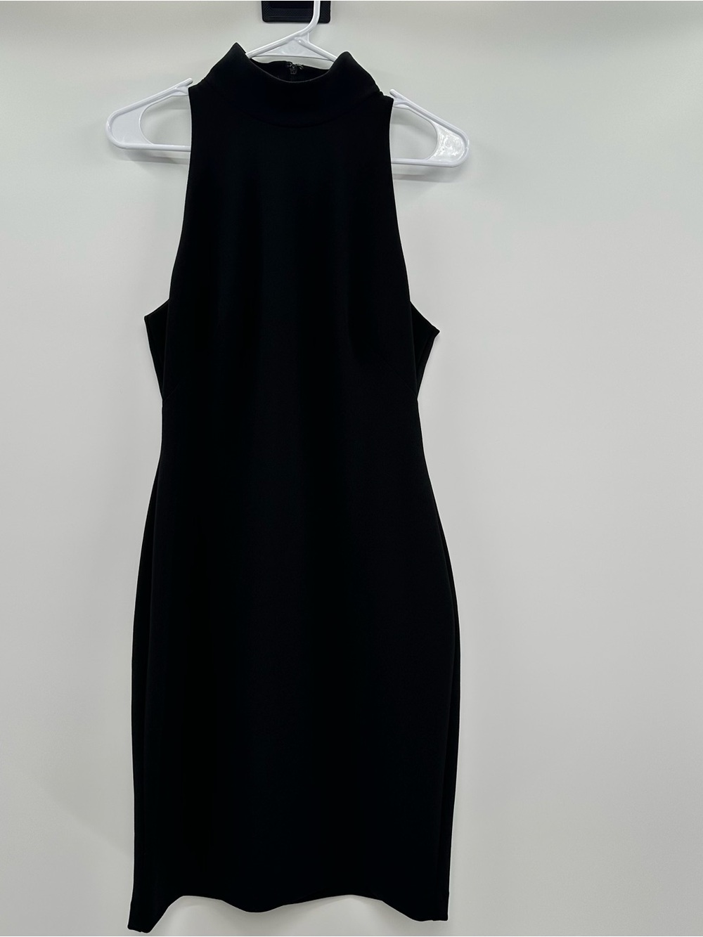 LRL Black Sleeveless Mock Neck Dress - Classic Women’s Sheath